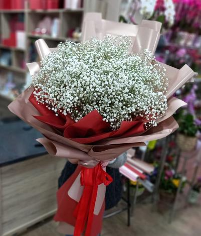 Букет цветов из: Гипсофила в Бачатском