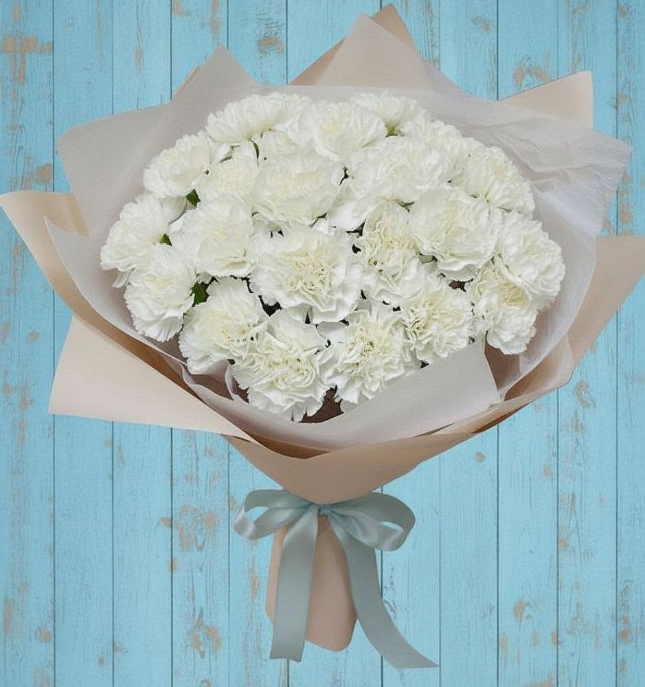 Букет цветов из: Гвоздики в Бачатском