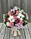 Букет цветов из: Альстромерии, Гвоздики, Розы и Хризантемы в Бачатском