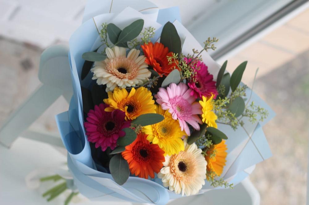 Букет цветов из: Герберы в Бачатском