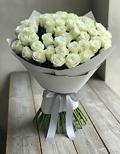 Букет 35 Белых роз в Бачатском