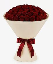Букет 101 Бордовая роза Блэк Бакарра в Бачатском