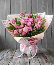 Букет Розовый кустик в Бачатском