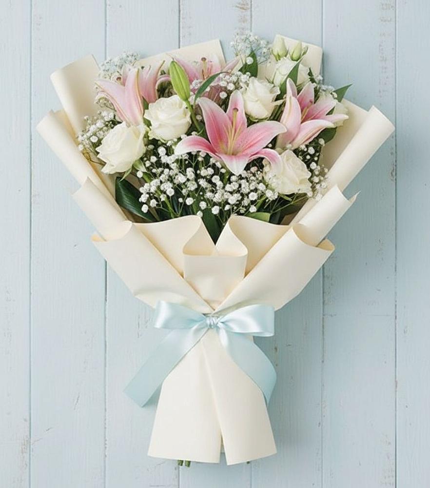 Букет цветов из: Лилии в Бачатском