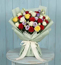 Букет цветов из:  Розы в Бачатском