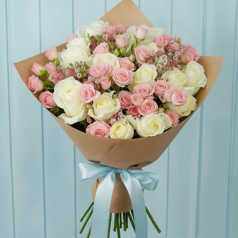 Букет цветов из: Розы в Бачатском