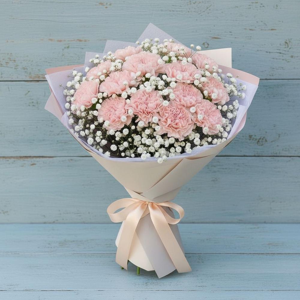 Букет цветов из: Гвоздики в Бачатском