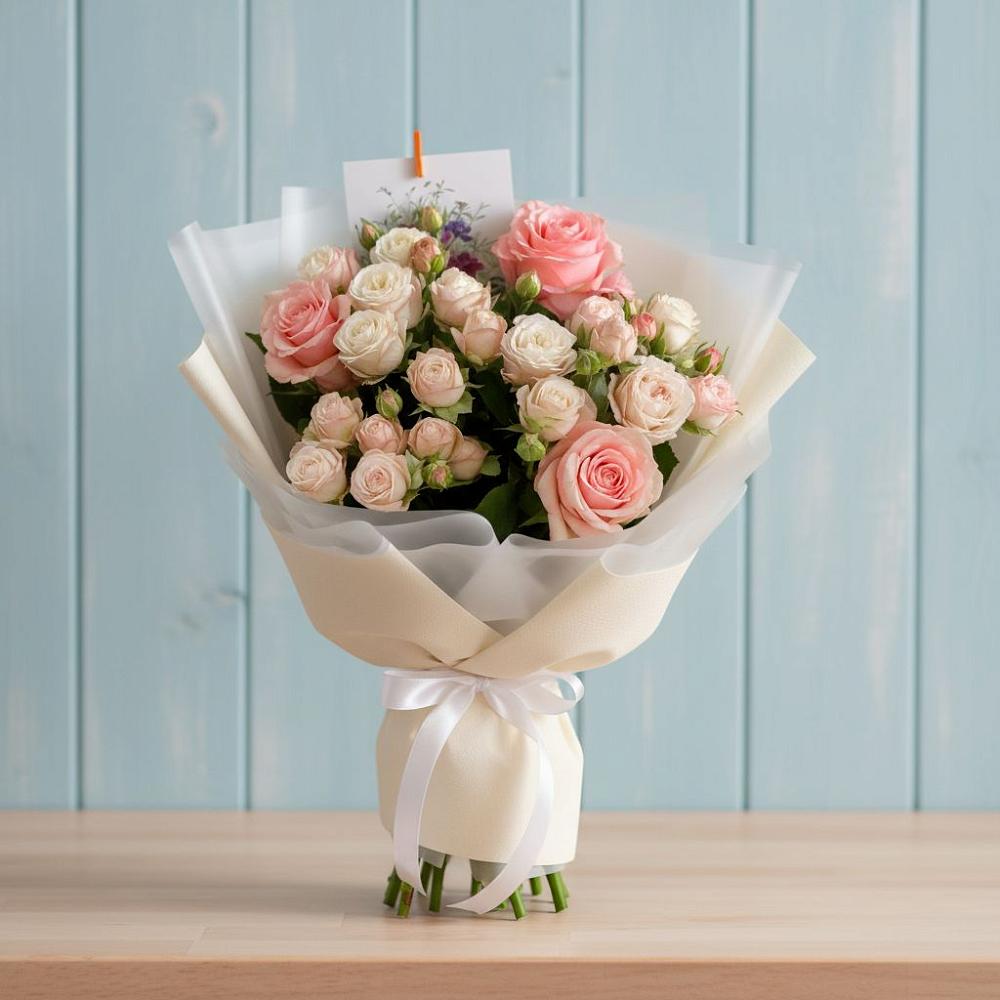 Букет цветов из: Розы в Бачатском