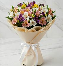 Букет цветов из:  Альстромерии в Бачатском