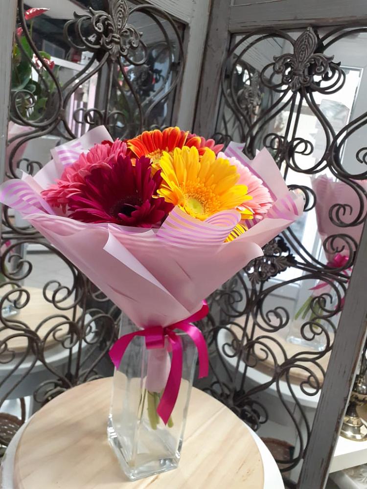 Букет цветов из: Герберы в Бачатском