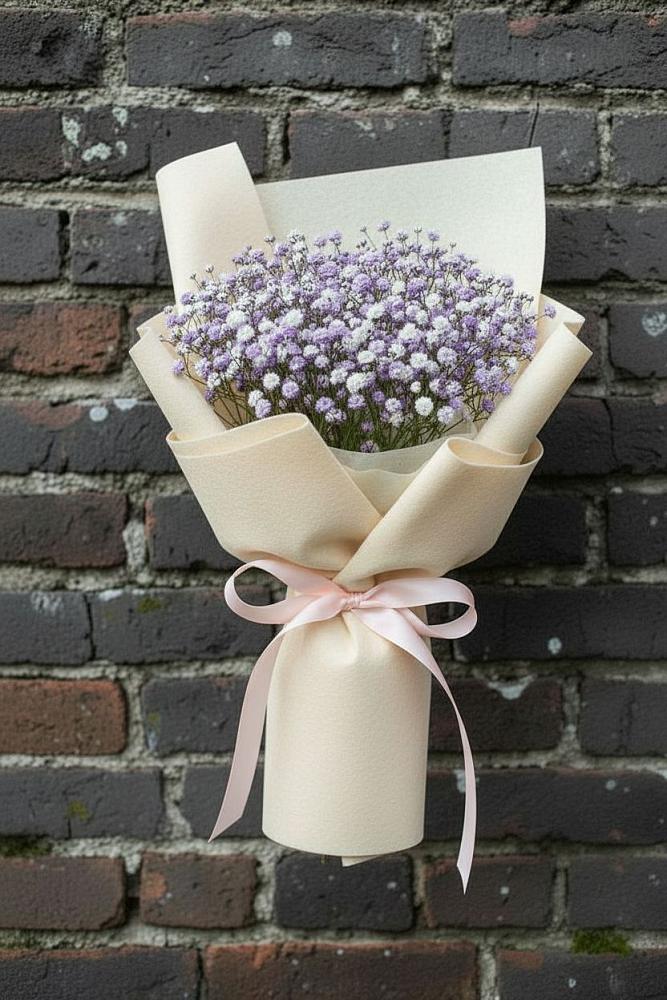 Букет цветов из: Гипсофила в Бачатском