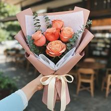 Букет цветов из:  Розы в Бачатском