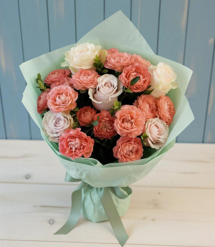 Букет цветов из: Розы в Бачатском