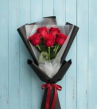 Букет цветов из:  Розы в Бачатском
