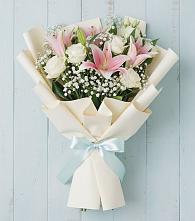 Букет цветов из:  Лилии #REPLACE_PRED# Бачатском