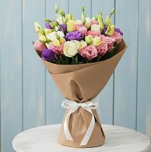 Букет цветов из:  Лизиантусы в Бачатском